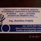 Afacere 1 imagine FRATILA D.DUMITRU PFA în Sibiu