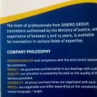 Afacere 4 imagine SC DABIRO GROUP SRL Traducători în Timişoara TM